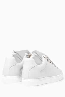 White balenciaga arena sneakers 2025