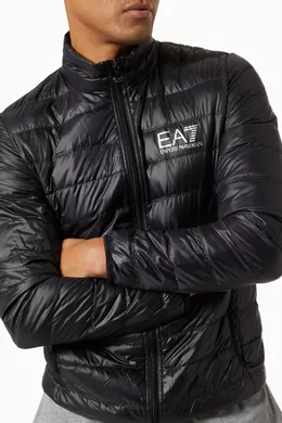 Buy Emporio Armani Black EA7 Train Core Down Jacket For Men Online Ounass Saudi