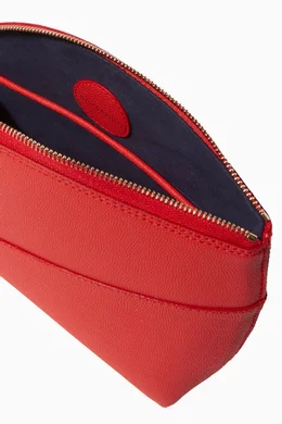 Buy Roksanda Red Desert Rose Eartha Ring Handle Leather Clutch For Women Online Ounass Saudi