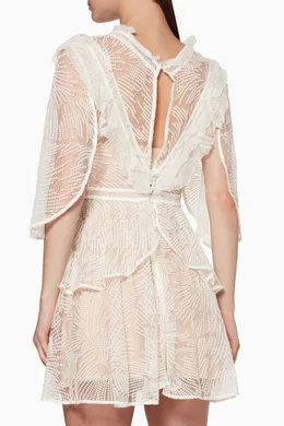 Buy Acler Neutral Cream Marlow Peplum Dress For Women Online Ounass Saudi