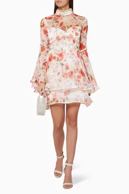 Buy THURLEY Multicolour Multi Coloured Meadow Printed Dress For Women Online Ounass Saudi