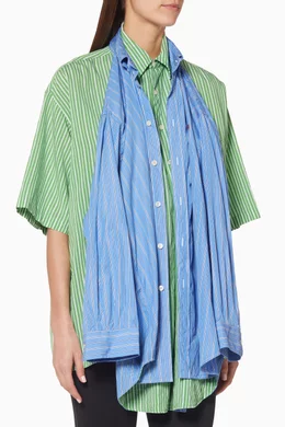 Double shirt balenciaga on sale