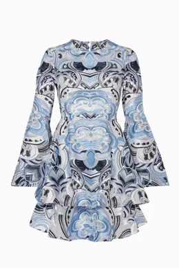 Buy THURLEY Blue Blue Pieces Mini Dress For Women Online Ounass Saudi
