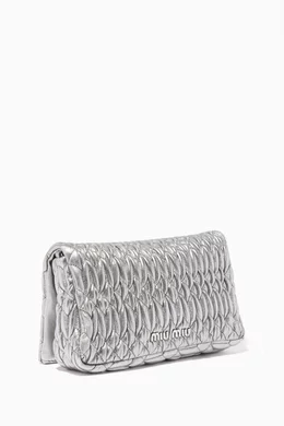 [nuuanu ] / ☆ Uni Bag / Silver ll16592_miu_miu_silver_clutch-