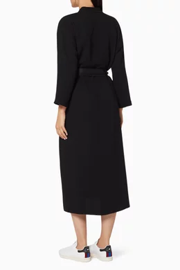Vince belted wrap dress cheap