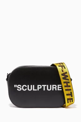 Buy Off White Black Black Sculpture Camera Shoulder Bag For Women Online Ounass Saudi