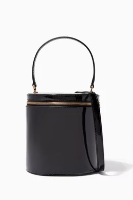 Buy Staud Black Black Patent Leather Vitti Bag For Women Online Ounass Saudi