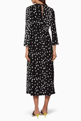 Buy RIXO Multicolour Black Leopard Print Alice Dress For Women Online Ounass Saudi