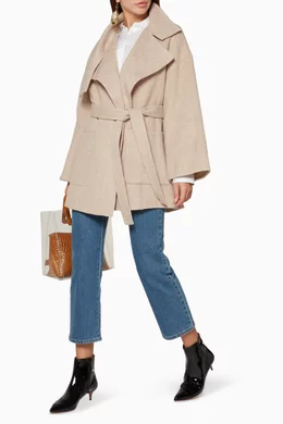 Vince blanket coat oatmeal top
