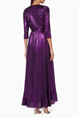 Retrofete flora dress purple cheap
