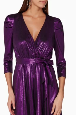 Retrofete flora dress purple discount