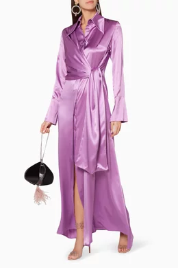 open lace back dress Jovani 37090 - Tea-Length Satin Sheath Dress