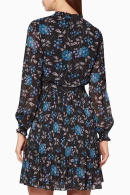 Buy WHISTLES Black Black Elderberry Print Dobby Dress For Women Online Ounass Saudi