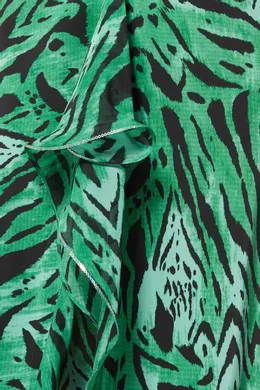 Buy RIXO Green Green Tiger Stripe Lucy Dress For Women Online Ounass Saudi