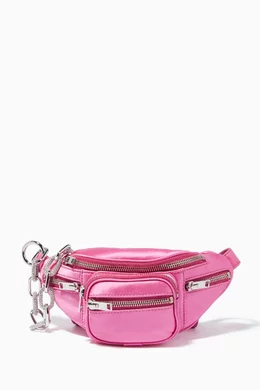 Buy Alexander Wang Pink Pink Mini Attica Satin Belt Bag For Women Online |  Ounass Saudi