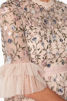 Needle and thread dusk floral dress 2025