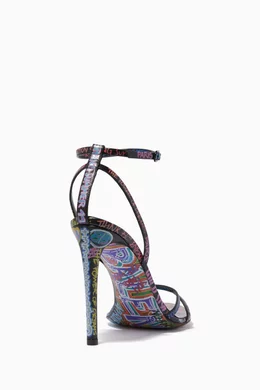 Balenciaga graffiti sandals hot sale