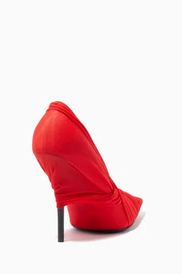 Buy Balenciaga Red Red Knife Stiletto Pumps For Women Online Ounass Saudi