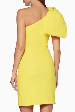 Buy Rebecca Vallance Yellow Yellow Hamptons Bow Mini Dress For Women Online Ounass Saudi