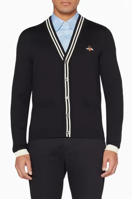 Gucci cardigan bee discount