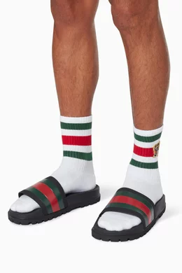 Slide on gucci shoes best sale