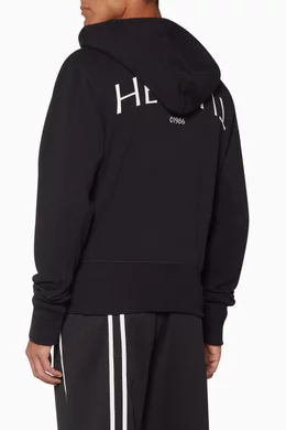 Buy Helmut Lang Black Black Logo Hack Hoodie For Men Online Ounass Saudi