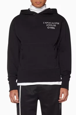 Buy Helmut Lang Black Black Logo Hack Hoodie For Men Online Ounass Saudi