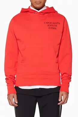 Helmut lang hoodie red shop