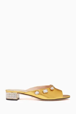 Gucci gem sandals online