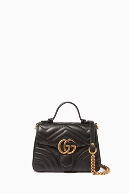 Buy Gucci Black GG Marmont Mini Bag For Women Online Ounass