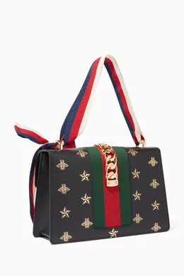 Buy Gucci Black Black Small Sylvie Bee Star Bag For Women Online Ounass Saudi