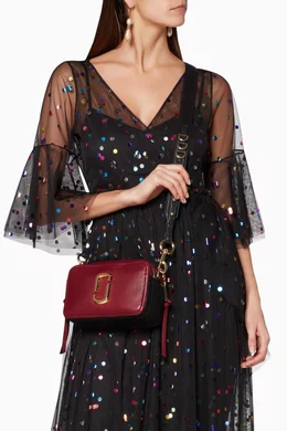 Marc jacobs softshot 21 burgundy hotsell