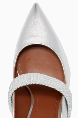 Buy Malone Souliers Silver Silver Mara Luwolt Mules For Women Online Ounass Saudi