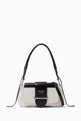 Prada bag white and black hot sale