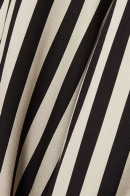 Buy Caroline Constas Black Black White Striped Forbes Jumpsuit For Women Online Ounass Saudi