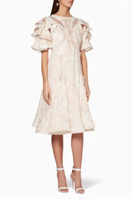 Thurley babushka midi dress top