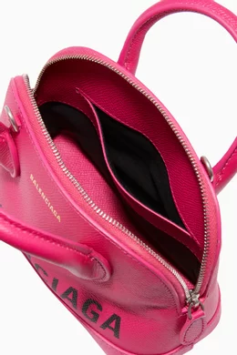 Buy Balenciaga Pink Bright-Pink XXS Ville Top-Handle Bag For Women