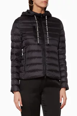 Buy Moncler Black Black Seoul Quilted Jacket For Women Online