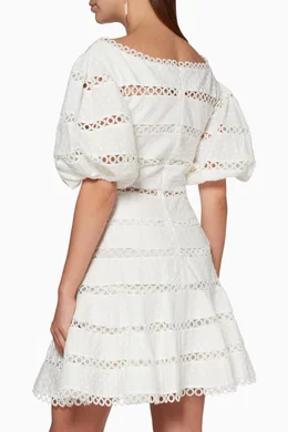 Zimmermann bowie contour hailspot dress top