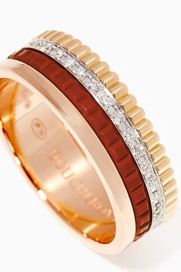 Buy Boucheron Yellow Quatre Red Edition Small Diamond Ring in 18kt Gold For Women Online Ounass Saudi