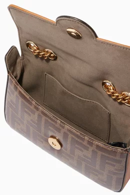 Fendi mini logo print double f online