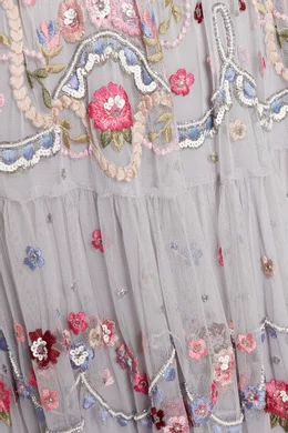 Buy Needle Thread Blue Dreamers Lace Gown For Women Online Ounass Saudi