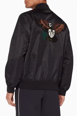 Buy Stussy Black Eagle Tour Jacket For Men Online Ounass Saudi