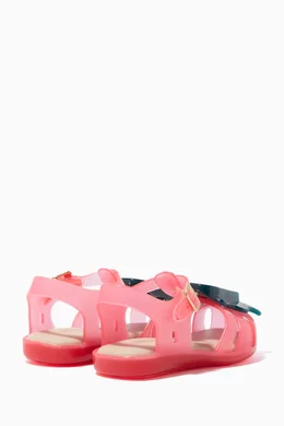 Buy Mini Melissa Pink Ice Cream Applique Jelly Sandals For Girls Online Ounass Saudi