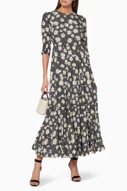 Rixo kristen leopard daisy dress hotsell