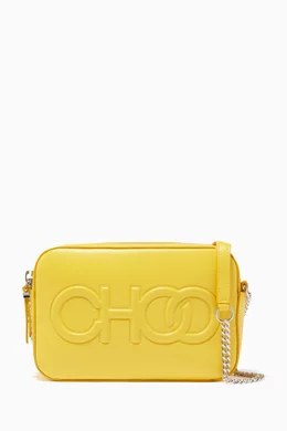 Buy Jimmy Choo Yellow Balti Leather Mini Bag For Women Online