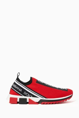 Stretch jersey sorrento sneakers with logo hot sale