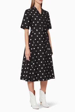 Buy Stine Goya Black Daisy Print Kylie Dress For Women Online Ounass Saudi