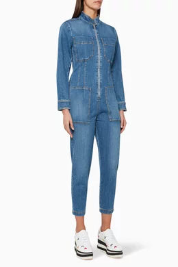 Stella mccartney jumpsuit denim best sale