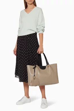 Buy See By Chloe Grey Large Marty Tote Bag For Women Online Ounass Saudi